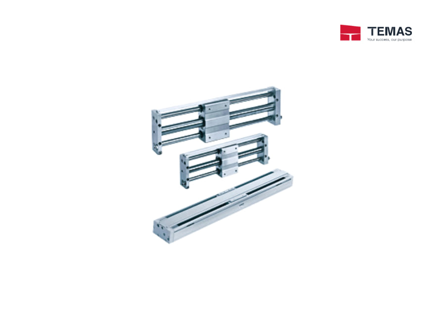MAGNETICALLY COUPLED RODLESS CYLINDER SMC CY1